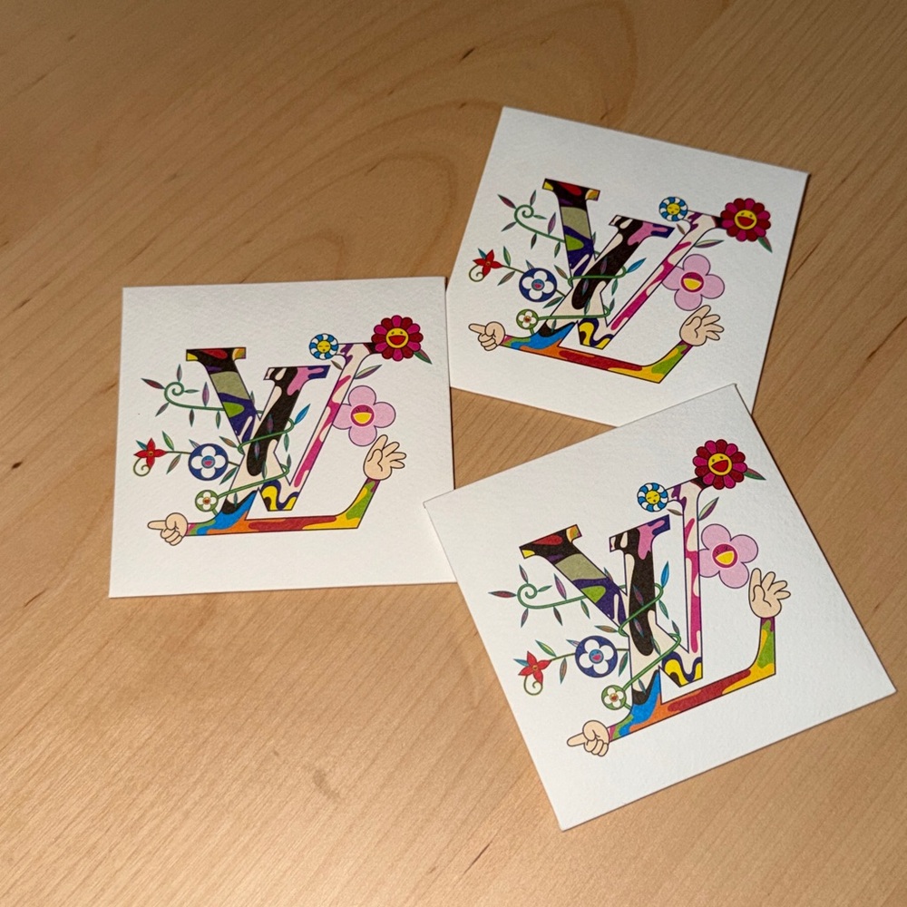 Louis Vuitton Takashi Murakami Stickers (unopened 3pk)